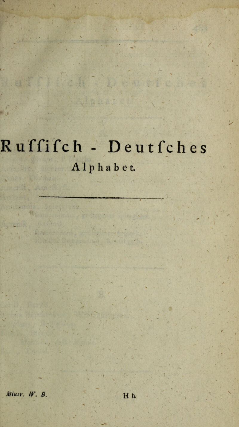 Ruffifch - Deutfehes 1 Alphabet. H h \ Mmr. IV, ß.