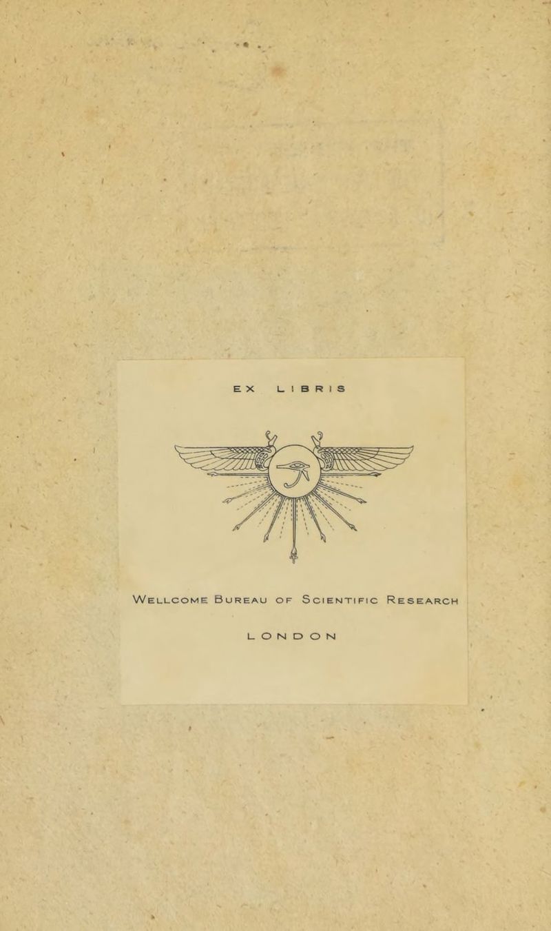 Wellcome Bureau of Scientific Research U O N D O NI