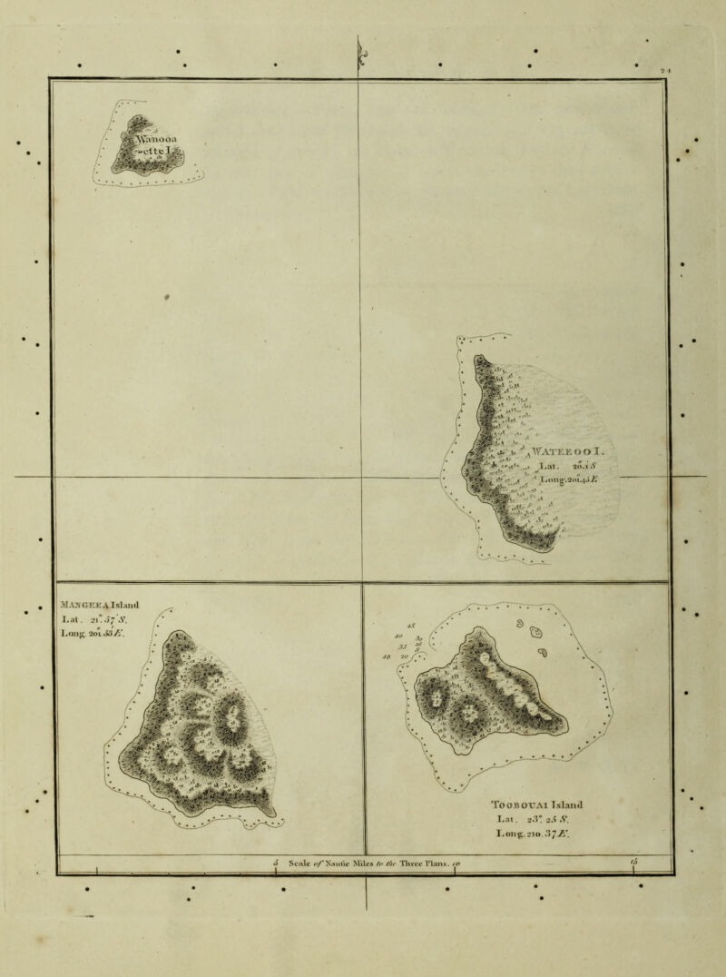 MA*NGEE4Jsland Lai. 21°07 A'. ' l.oii; 2oio3/;'. ^ Scale f'/’XaiiUc Miles /n t/tf Thixc ^lal^s. 10 Toobotjai Lslaiul Lai. 2.'5° 2A .S’.