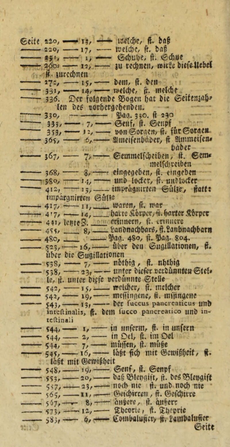 ftio; —nft, 220, 17, ,— föelcftC/ fr. baß «*•>, ■— i> —- (SdjuDe/ ft. (gcbue ^ — 12, — iu cccbneii/ witfc bieiVUebet ft. surccftnen 27:, —15,— bem/ ft. bfii !' 331,——14, —— weicbe, ft. met<bf 330. 5)cc folgciibe «Bogcit bic (geifeniaj^» len Def »orbcrgcbenbeu. 330, 5J<tC5. 350. ft 230 33?/ 7/ 0eiif, ft. ©cnpf, 353/ —- *2/ — »oiKSocaen, ft. fnt©ot(rcH. 365, 6, aimetfenWbcr/ ft Slmmeifen» babec 367, 7, ©euimclfvbciben/ ft. ©em* melfcJ)cciben 368/ 8, —• cfnr^eaeben, ft. eingeben 3,80, -—i.j, unb Ipcfer, ft. uuMortec 41 J 5/ tmj>rä9»m'fen ©üJje / ftaft: impärgnirtcn ©filiß 417/ II, waren, ft. woc 4 ’ 7, 14, baite Äbrpcr, ft. ftattcr .^rpct 441/ icRtcS erinnern, ft. trimicre 4<;5, ' 8, l'anbna(bbar5,ft.£anbna(bbarB 480, !))ag. 480, ft. «Pag. 804. 525, 16, über bcii ©ugiUationcn, ft. über bic ©ugillattoncn 538, 7, nbtbig, ft. nbtbi® 558, 23, unfer biefec »erbünnte« 6te{» tc, ft. uiitcc tiiffe »erbunnte ©tefle 542, 1 y, »clcbcr, ft. mclcbcr 542, 19, meftingene, ft. mfftnaene 15^ ^C^; fuccus pancreaticus Ultb inteftinalis, ft. bcm i'ucco pancrcatico unb in- tcfbinali 54.^, — I, tu unferm, ft. in unfern 544, 2, in Del, ft. im Del 544, 7, muffen, ft. mußc 545, 16, loßt ftc{) mit @cnn§bci(/ ft. lößf mit ©ewißbeit 548, 19, ©citf, ft. ©enpf 453, 20, baß S?)!ei)gitt, ft. bc^ SBlcngift 5,-7, 25/ ncd) nie ft. unb noch nie • 565, II, ©eicbirceii, ft. ©ei'ebnrc 557,—r- 8,—— Öligere, ft. änßcrr 573, —u, Sbenrur ft. 2:beprie 583,— <5/— KbinbaluftcP/ ft, £«nibo{ufter ©eite