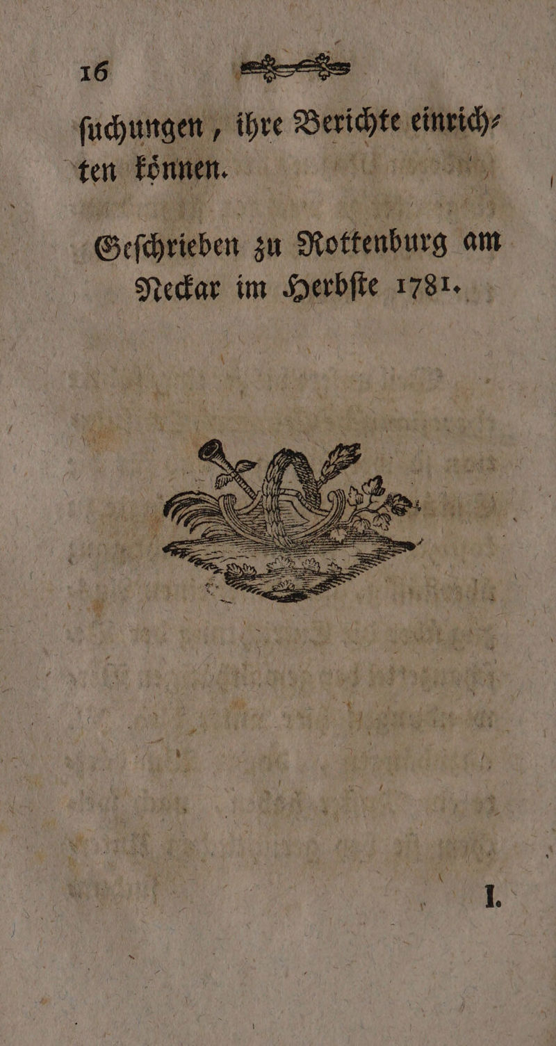 ſuchungen, bre Berihte Fer ten können. 1 nen. Geſchreben zu e am N im Herbſte 1781.