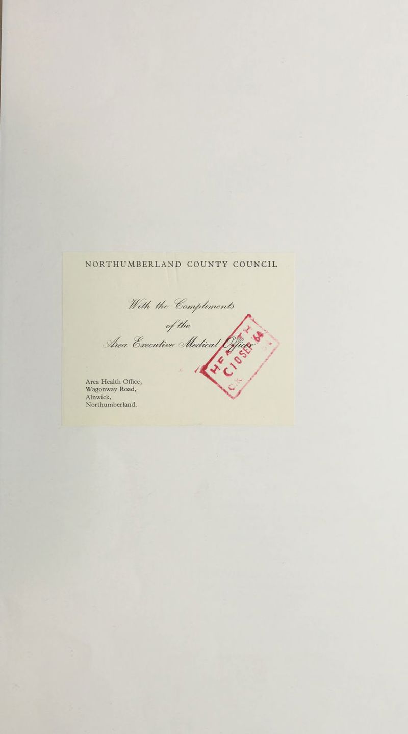 NORTHUMBERLAND COUNTY COUNCIL