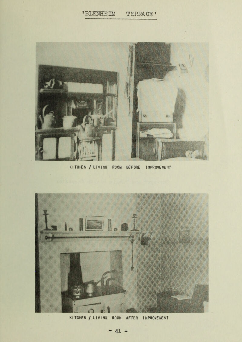 KITCfCN / LIVING ROOM BEFORE IMPROVEMENT KITCHEN / LIVING ROOM AFTER IMPROVEMENT - 41 -