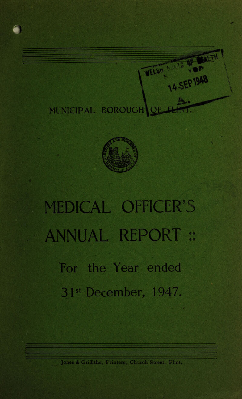 For the Year ended 3December, 1947.