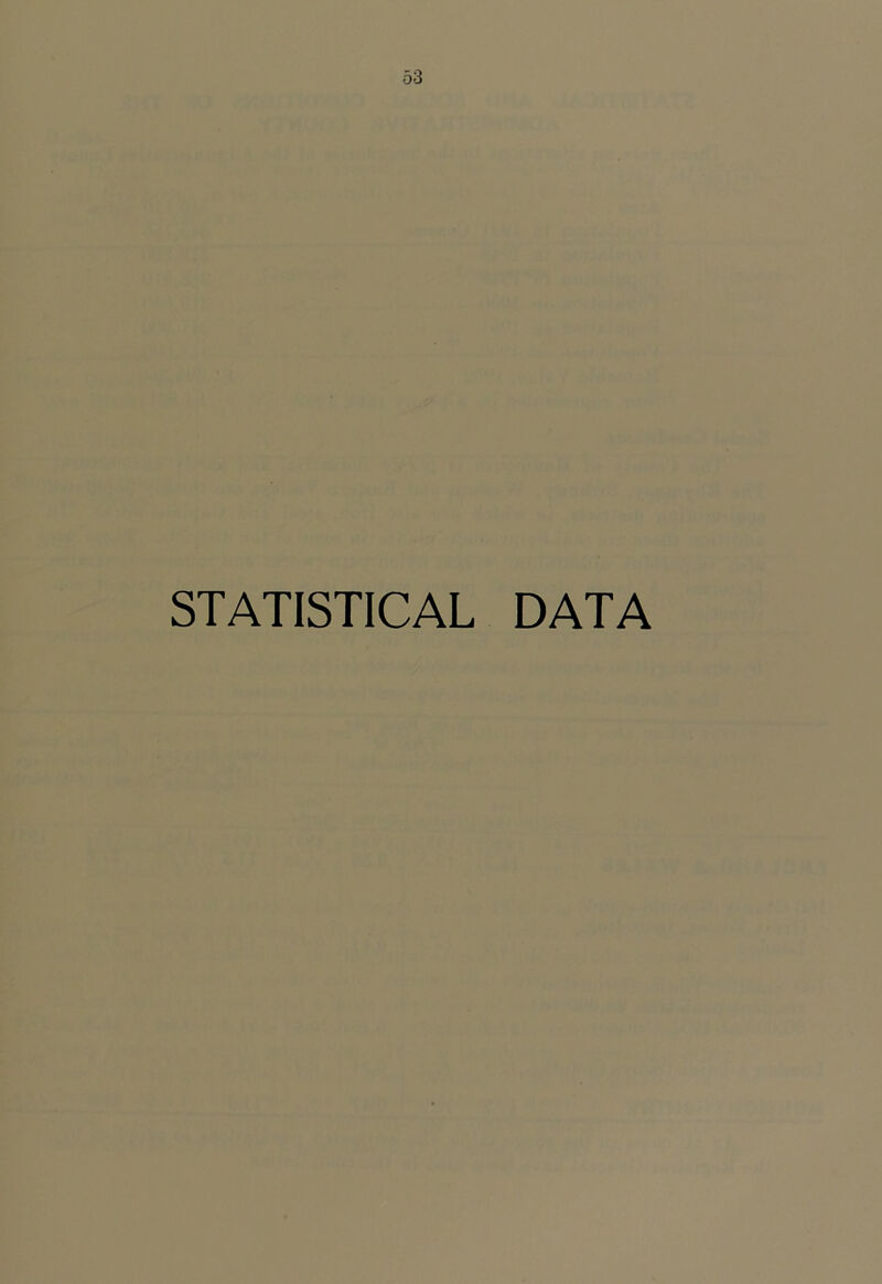 STATISTICAL DATA