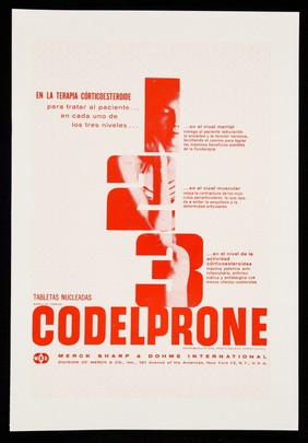 En la terapia córticosteroide para tratar al paciente... en cada uno de los tres niveles... : 1 2 3 : tabletas nucleadas Codelprone / Merck Sharp & Dohme International.