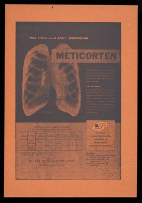 Más eficaz en el asma bronquial : Meticorten / Schering Corporation.