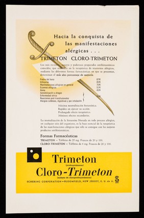 Hacia la conquista de las manifestaciones alérgicas... : Trimeton, Cloro-Trimeton / Schering Corporation.