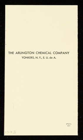 Absorción inmediata : un producto para cada uso : Peptonoids Líquido / The Arlington Chemical Company.