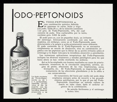 El tónico más.. + : Iodo-Peptonoids / The Arlington Chemical Company.