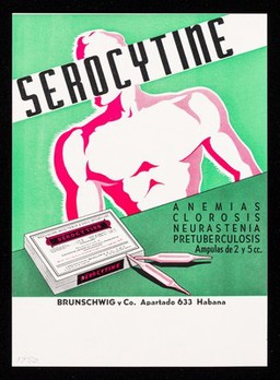 Alcachol ... : Serocytine : anemias, clorosis, neurastenia, pretuberculosis ... / Laboratoires J. Combefreyroux ; Brunschwig & Co.