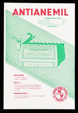 Antianemil ... : Testimedul / LADA, Laboratorios Aliados de América, S.A.