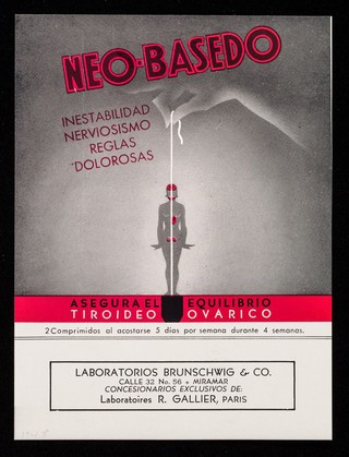 Neo-Basedo asegura el equilibrio tiroideo, ovarico : Neo-Arhemapectol Gallier : hemostatico "per os" é inyectable / Laboratorios Brunschwig & Co.