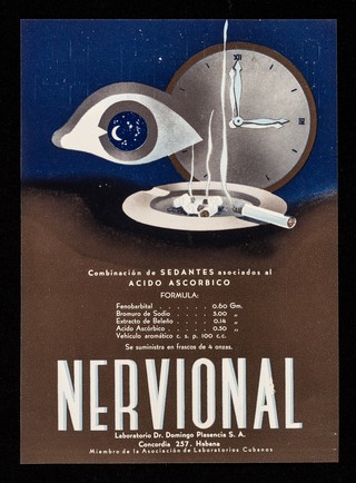 Levulosil : Nervional : combinación de sedantes asociados al acido ascorbico / Laboratorio Dr. Domingo Plasencia, S.A.