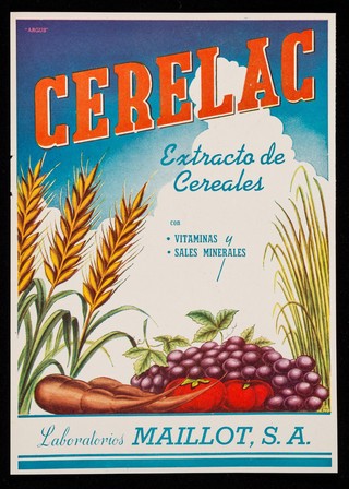Cerelac, extracto de cereales con vitaminas y sales minerales : Seric-Vac ayuda a defender al organismo contra las infeciones intestinales : vacuna coli-entérica mixta con bacteriófagos ... / Laboratorios Maillot, S.A.