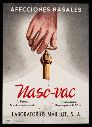 Nervasen distonias neuro-vegetativas : Afecciónes nasales, Naso-Vac / Laboratorios Maillot, S.A.