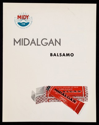 Midalgan balsamo : Laboratorios MIDY.