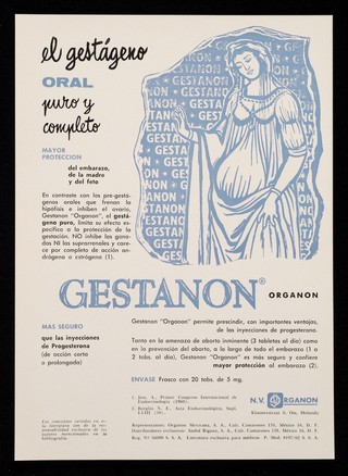 Amenorrea? Embarazo? Respuesta en 48 horas con Di-Pro oleoso ... : El gestágeno oral puro y completo ... Gestanon ... / Organon.