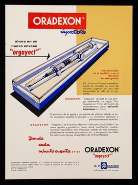 Oradexon  inyectable ... : Embarazo? ... Metrogen Fuerte / Organon.