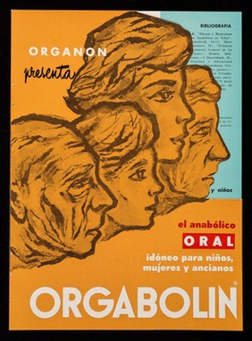 Organon presenta el anabólico oral idóneo para niños, mujeres y ancianos, Orgabolin : ...y para la terapéutica parenteral, Deca-Durabolin / Organon.