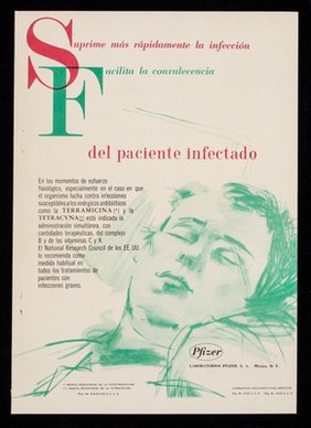 Suprime más rápidamente la infección, facilita la convalencia ... Terramicina y la Tetracyna ...  : Nuevo para la nariz, nuevo en eficacia, en tolerancia, en aceptación, Tyzine / Laboratorios Pfizer, S.A.