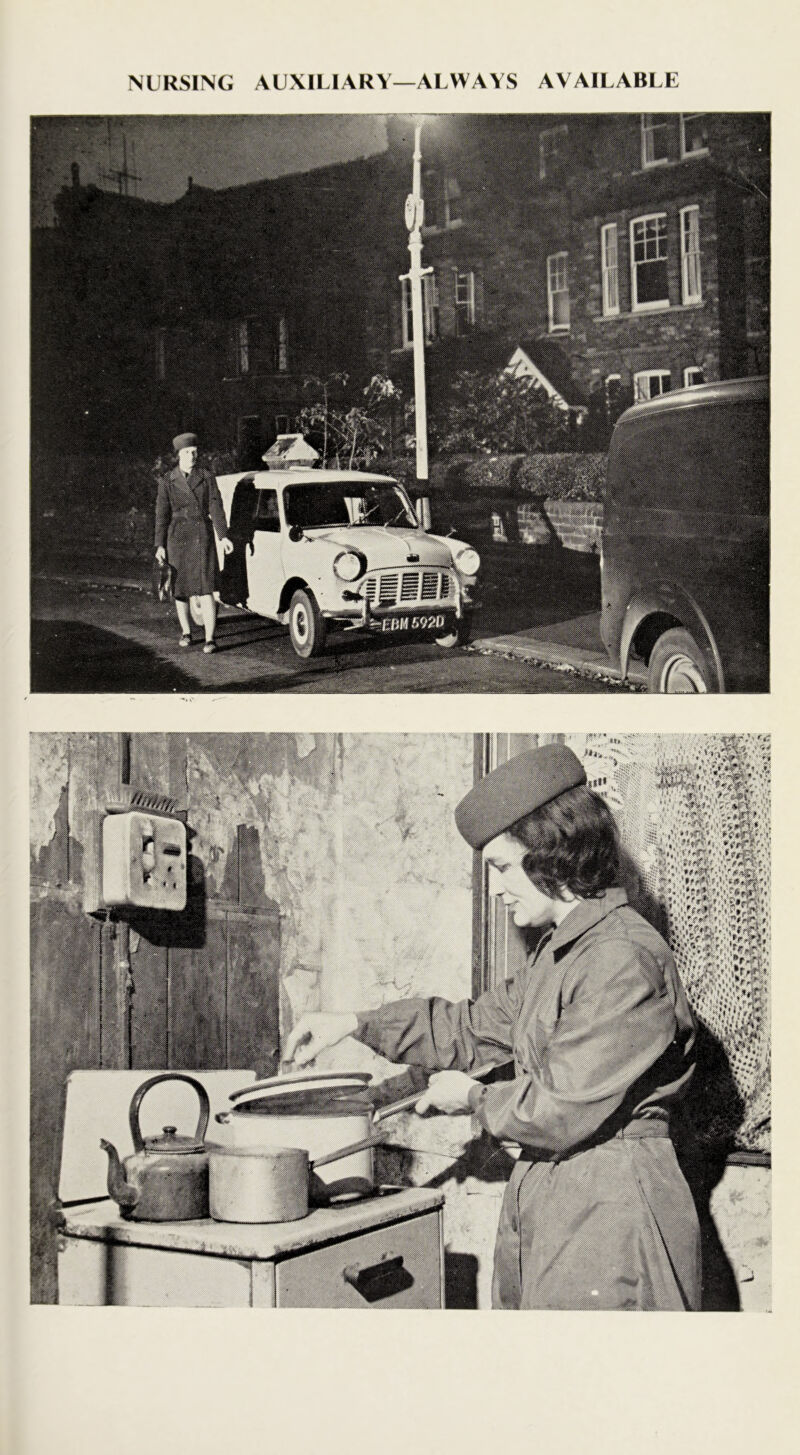 NURSING AUXILIARY—ALWAYS AVAILABLE
