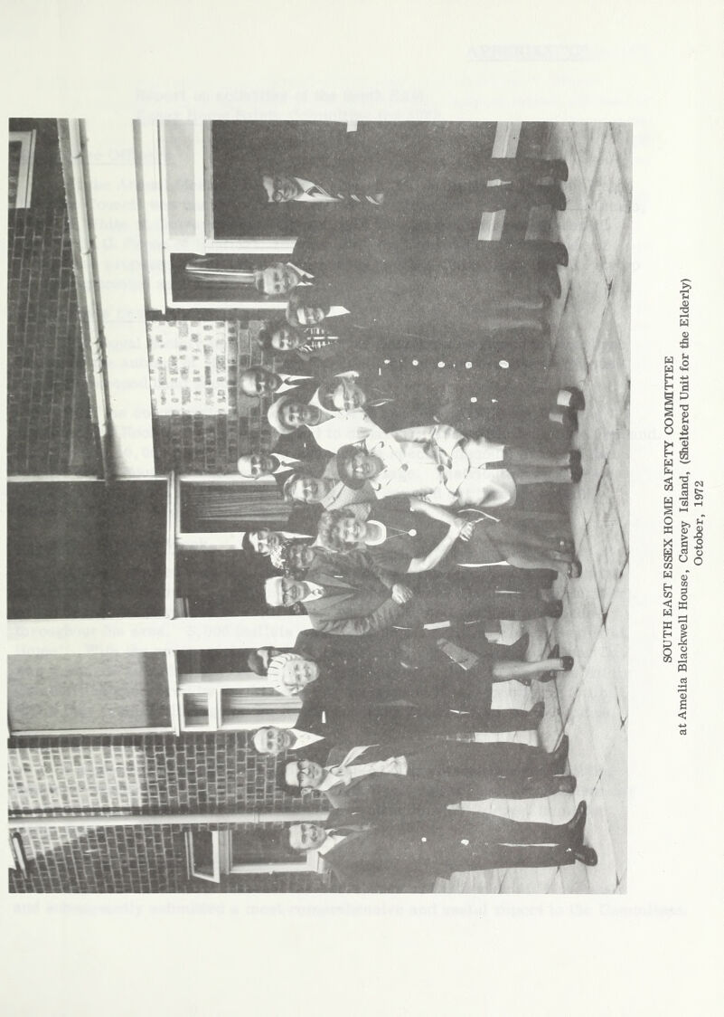 SOUTH EAST ESSEX HOME SAFETY COMMITTEE at Amelia Blackwell House, Canvey Island, (Sheltered Unit for the Elderly) October, 1972