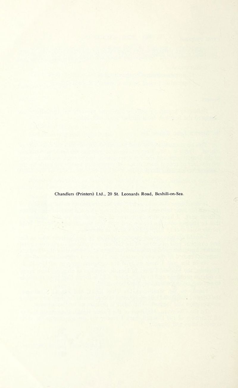 Chandlers (Printers) Ltd., 20 St. Leonards Road, Bexhill-on-Sea.