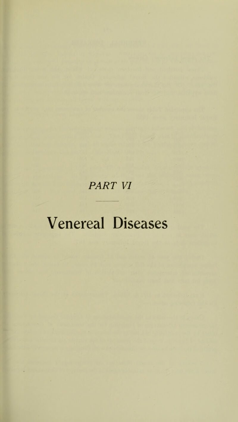 Venereal Diseases