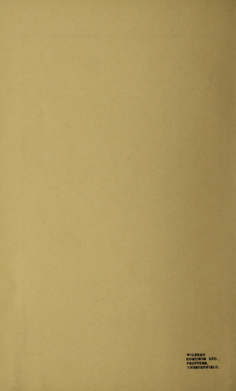 WILFBCD lOMUWt* LTD , PBUrrRBS, CHMTKFFIILC.