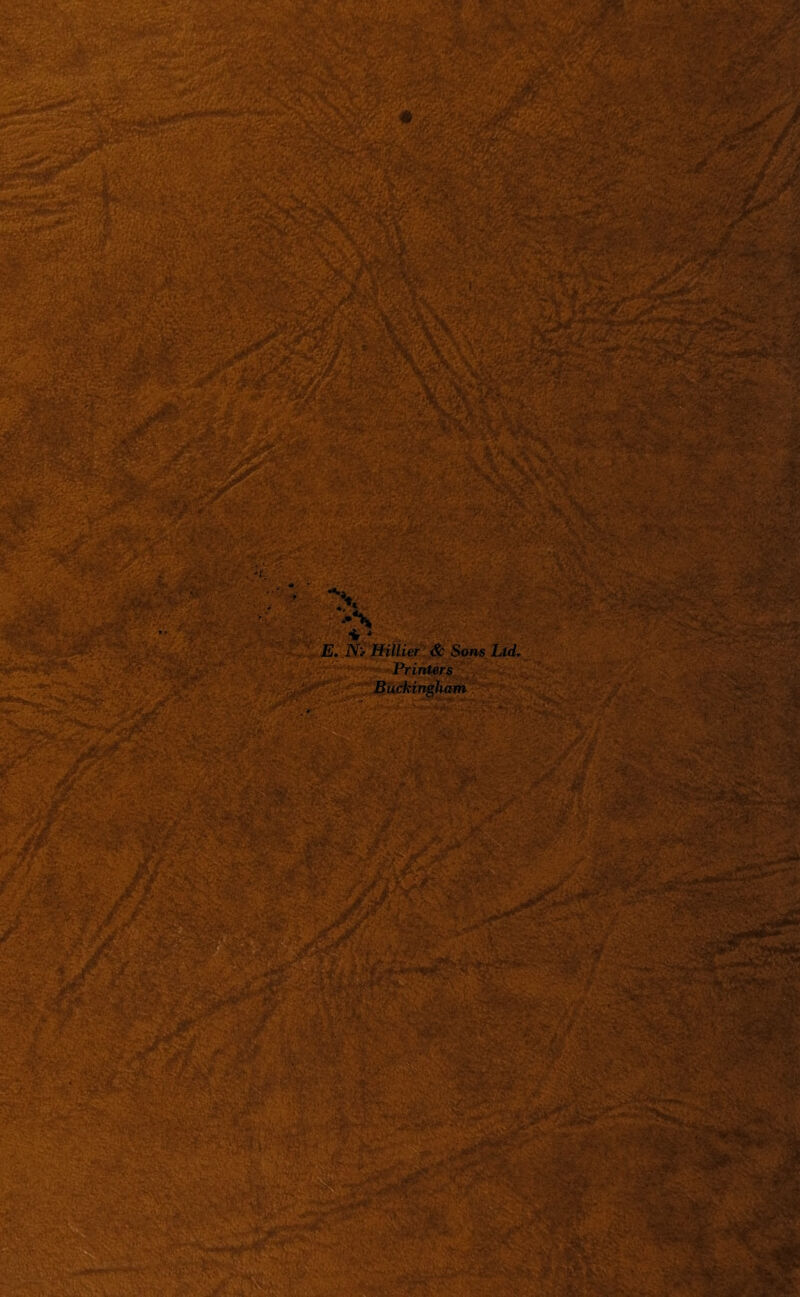 # I A E. Nr Hillier & Sons Ltd Printers Buckingham