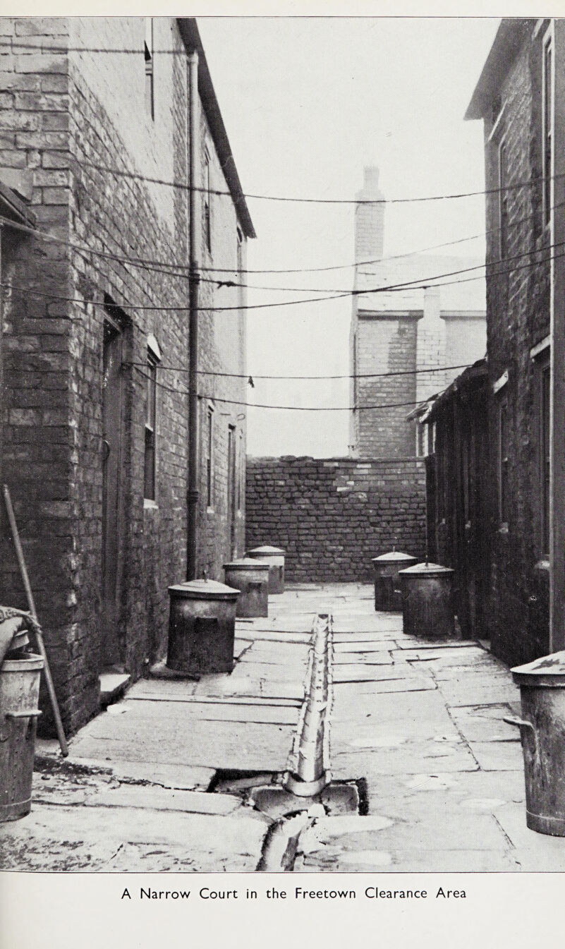 A Narrow Court in the Freetown Clearance Area