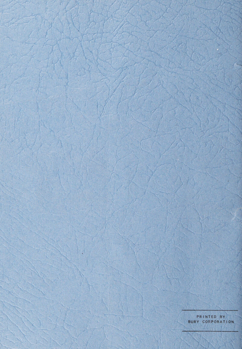 PR INTED BY BURY CORPORATION