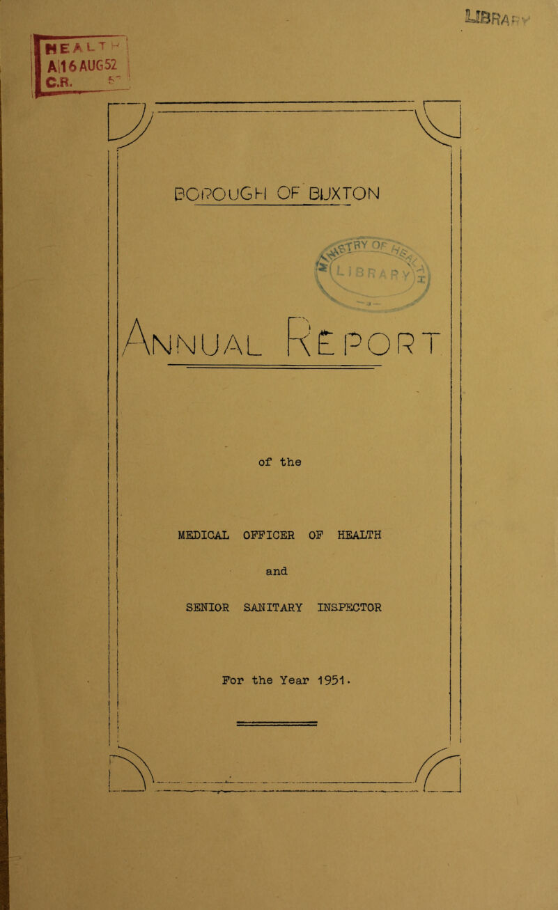 -JSRAfr HEALT A116AU652 C.R. ^ I V