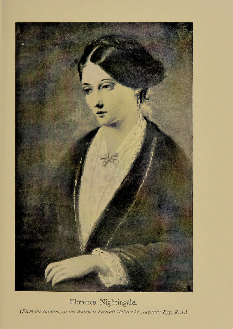 Florence Nightingale. UtPhi ihc painting in the National For trait Gallery by Augustus Egg, E.A.)