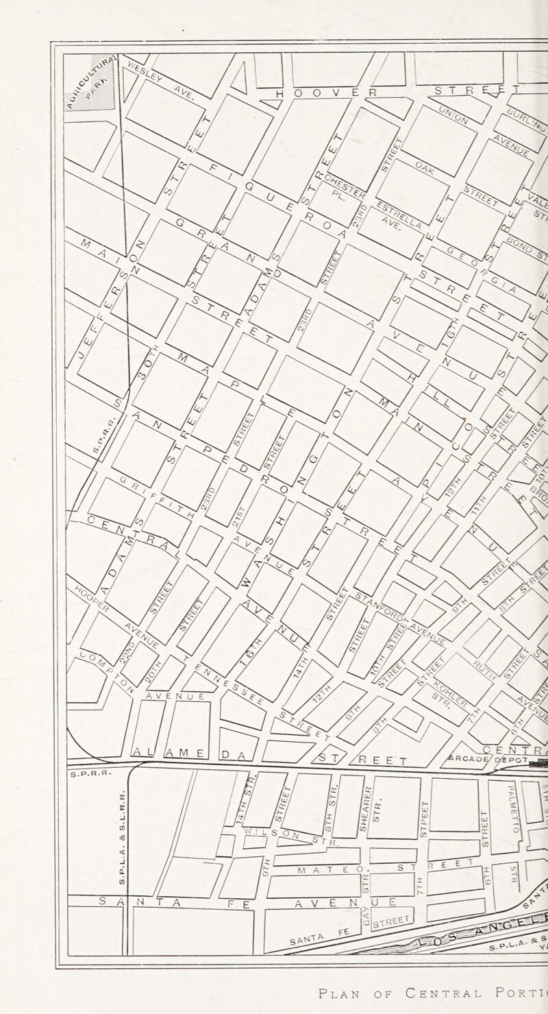Plan of Central Portii