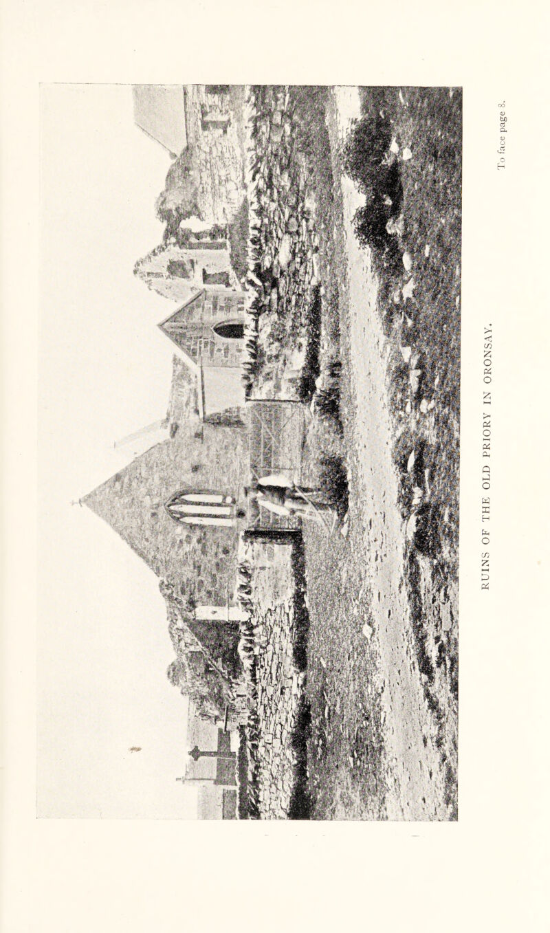 RUINS OF THE OLD PRIORY IN ORONSAY.