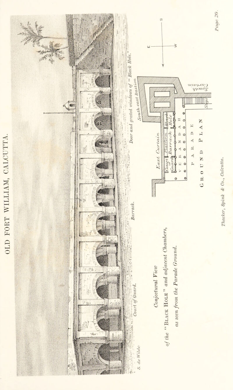 OLD FORT WILLIAM, CALCUTTA Thacker, Spink d: Co., Calcutta,