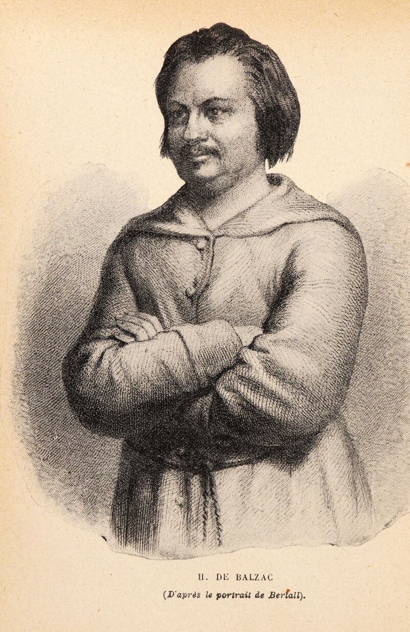 U. DE BALZAC (D'après le portrait de Berfall).