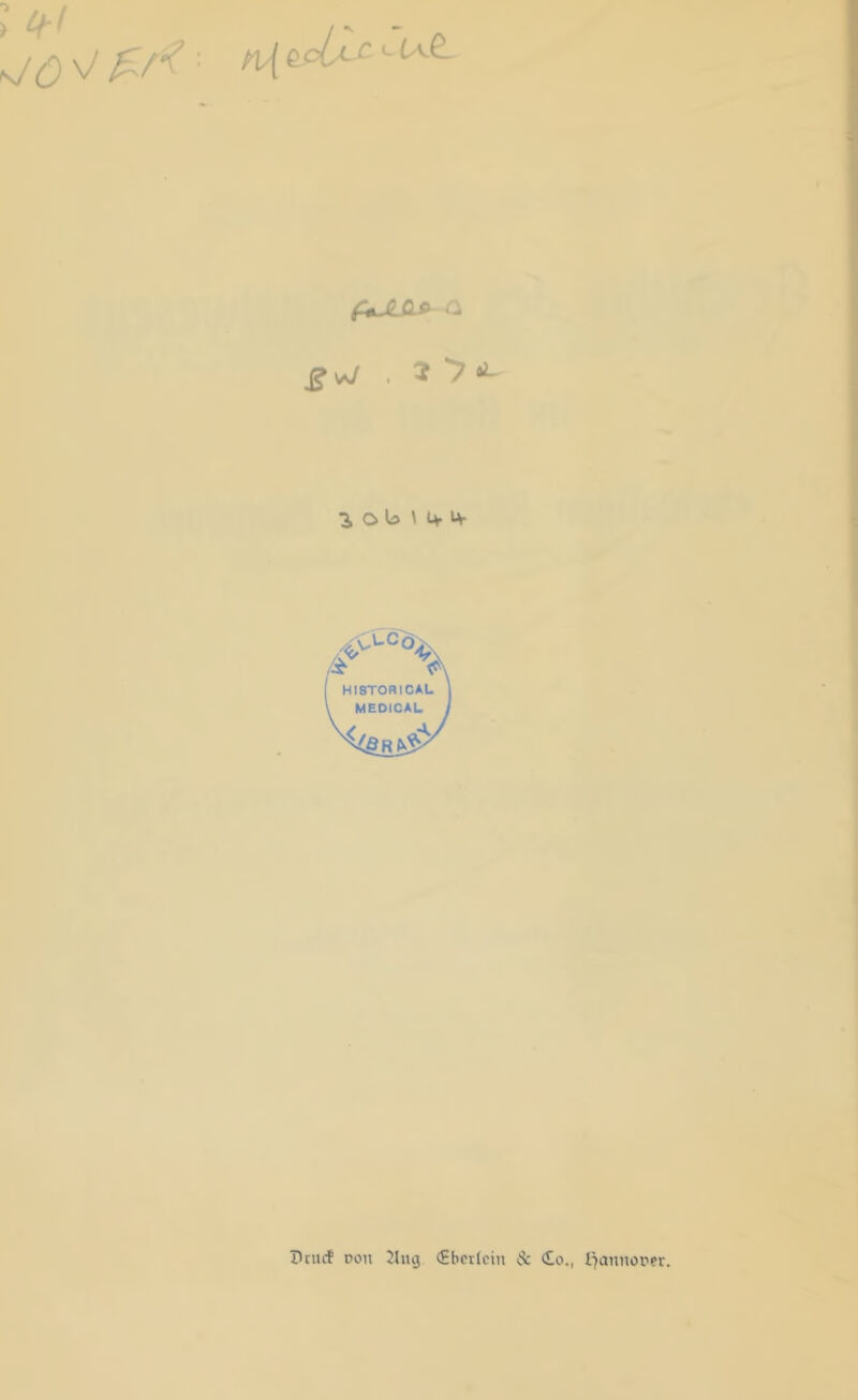 V fA ■ £+£üp O S */ ■ 3 “? ^ O b \ 4- 4L Htucf ron 2lmj (Ebctlcin «Sc <£o., tjannorer.