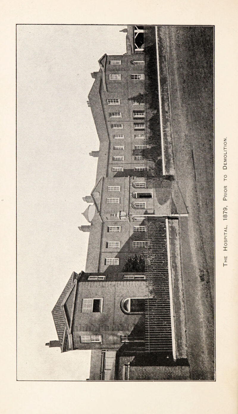 The Hospital, 1879, Prior to Demolition.