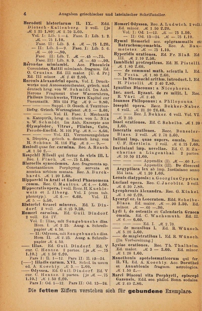οϐἳ Ἱφιορίατανι 1. Τχ.. Ἀ1θίθοἩ - Κα]]οπβοτᾳ. 9 νο. Πο ο | 41. ο) 1.950] ος 9.τ0ὀ.60... - αψοῖι θα: 1 αρ. {6 ---- ’ οι. 1: ΤΗ). 1--ᾱ. Ἐαρο. 1: ΤΗ. 1. 3. ώμος ο. 19δ--οι, ώς ---, 1 | ο. ο, .1θ. Ηγπιμὶ Ἡοπιθγ]οἳ αοο. ορΙσ ελα να 1 « ἆλαφο. ΤΕ: ΤΗ). 8. 4. ο --υτδ 1.90. 1 Ῥαΐγασλοπηγοπιαο μα. ΄ Ἐδο. κ 8 9ἳ ' ο ιν τὴ ὃς ρε Ἱ. τν. δ. 6.{ πιοἱθίογ. ο - 7 1.10. ἡ τος ΐό ---.60 ----θθ. Η αἱ πα πας πδ. ΥΡοσ]ά1β ογα{]οηθς8. Ἐά. Ετ. Β14β. 1Π. ο 29.10 2.00. 95ο ΠΙ: ΠΡ. Β. 9. ωίά ----60.---.90. 1πι 11981 ργοξτορίίοας. Ἐὰ. Ἡ. ο, Ἡθτοπᾶμο μη ζηα ΠΟ]. . Αοο. Ῥ]μοθυἱοἵβ 1.80 9.00, Οοτοπίφίαθ, ΑΕΛ πιϊπιίωπω). {ταρταπι. Εά.Ι 46 οοπααμηἳ πιαίΠ. οἱ θα θ], 1. Ο. Οταβέ1β. Εά. ΓΙ πιαίοτ. [0. ᾱ. Ῥτ.] Ν. Ἑορία. {1.80 9.600. .Βὰ. ΠΙ πµοχ. ω ὃ.40 9.80. ο. στο τν ΝΙοθπα πο ῖ ασ ἰ θα. Γπέτο πο ξ. 1. Ἐ .Ἠοτοπῖα Αἰοκαπα ν]πὶ ὀρθγὰ. οι. 1. Ὀταοκ-{ Ἡ. Ῥήβ{θ]]ί ο 9.40 9.80. ἅ ο πθτκο ιά Αυὐἰοηιδίθιηθαίθχ, στἰθοἩ. ατιά η. ο οτοα Άπέα τος ἵν, αμ ίατ τις ον. Ισπαθίας ΡΒἱόθΠΠΑΣ 6. ΝΙΟΘΡΒΟΣΤΟΒ. κἁ ;.Ἡθτοιπα Ἡτασρπιθηῦ Ἀνοτ Ί/αβθογαΏτοθη, πο, Δαοῦ. ΒγύληΓ. 49 το πα 6. 1 τς δν Ῥμ]οπς Ὀσαολανοτ]ο, Υἱέχαγα Καρίέοὶ 2ατ! Ἡ Υάἀτί. οἱ 9.40. Ῥαθπλων]ς. Με 124 Ἡὶρ. ο 9.-- 9.80. Ι0Δ11698 ΡΙ]οροπαςς 5. Ῥ]μ{]οροπάβ. ΒιΡρρΙ.: ΓὈ. ἄθβομ. ᾱ. Τοπιᾶνου- | Σ1986ΡΗΐ ϱ0Ρ96Υ8. ὮἘθοο. Ῥοκκοτ-Ναὖθ: ἨἩοεχᾳ. σοι Ὑ]οχίχθρίἰφίοτ. «ή δ.--- 5.40. ϐ νο. «οά 21.20 24.40. | Ψοι. ΠΕ. Ἐλβο. Τ. Μοδομαπῖ]ς | ---------- Ἐθο. 1. Βοκ]κοχ. 6 τοῖ]. γοι. τα π. Κζατορίτῆς, Ἠτερ. α. ἄνθτα. νου 1, Νίς 446 9.10. ς πα. ἨΝ. Βοπαλἀ 6. πι ΑπΠ, ὩἩποοτρίο ας | 1986ἱ οςΑ610198. Ἐά. 6. 8 οἳ ο109.. ά. 32 ο θγημίοᾶος» γπέταν, ΡΗμίαςδ, θᾳέο, | 1.60. Ῥβοιιά0- ιο []4. Μ. 101 Εἰρ. ο 8.--- 9 007 [δουγαἳς ογα{ἱθπθβ. Έθοο. Ῥοπαολος σοι, ΠΠ. Υοτπββειπσε]θητθ Β]αμ.. 3 νο. οί 3.10 9.60. ον . π. Ῥιορίτα, Ε119ΟἨ. α. ἀθιίδοΏ Ίχβα. του | Ππ]]απὶ ἵπιρ. 41Λθ ΒΙΡΟΤΑ. ο, - Ἡ. Βοη πο. Μ. 116 Εμ. οἱ 8.--θ.-- Ο. Ε. Ηοτειθίη. 9 τοῖ. ο 6.τὸ 7. 60 Ἡοβ]οά] αααθ Σθ6Υ. θἈΓΠ111ὰ. ῬὨοο, Α. Βπασλὴ. | Παδἡπἱαηὶ 1π1ρ. πογο]]αο. Έα. Ο. Β. Ζα- ωέ 1.50 δ.-- οΠατ]8ο ἃ Ἡπβοπ{ΠΑ]. κο» ΗοΡγο ΜΗ! Μ11ο81ἳ α αἱ Εονίαχ 4ο νὶγίς Ἱ]]. Ἱ. ΐ 10.560 11.60. ο ο Ἀθο. 1. Β]αοἩ. ο ---υ τὸ 1.10. Εἰοος κ ΑΥΠΕΟἀΘΠΙΊΒ. Άοο. {τασπιθηΐία αρ.Ἱ--υ-υὸ πονος αΏ. Ῥο ἄἶοσου Οοπδἑαη σα νη Ῥοχύρηγτοα. Βοτναία ο Αοργρίίηοα Ίος οὗ ἵπιρ. Ταβπίρπο 8Ώη Ἀοπηίης ἀτρίάπη πιαίθία. Ἠθο. Α. Βατο]- 664 Ἰαία. ὁά 1.90 1.64. : Ἀπταί. ο 1.30 1.60. Ωοοπὶς 4ἰδίγροβίς: 5. ἄο η Ἠτρρα ολ! | ἵπ Αγαἲ οἱ μαάσπχὶ ΡΗΔΘΠΟΠΙΘΗΑ, ν. πτανας Ογραίαι Ἶ ο ή Ῥνε ο Μλα ταν αμ 4 60. αμαδἰδηὶ 6Ρθ6γ8. Ἐθο. Ο. 2 αοοῦίεσ. 3 νο ον 4. 6.90 2.50. : Βἱρροσγατ]ν 6Ρ6Υ4. Τ νο]]. Ώρος. Η.ΚτοθἩἈ]ο- Ὅος Νοΐη οἳ Ι. 1109:Ρ. Ὑο]. Ι (οατα {αῦ. αι. ος Ῥοο. ᾱ- Κ1π οι | οσο ος --------- ο ο. 60. ο κ ο ο πο μα ος Ἐὰᾶ. ος ο Β]κέοτὶ οἱ 6γοοςθίὶ ΠπΙποχθς. Ἐᾶ. 1, Ὁῖιῃ- ος κο πά πο, 1.50. Ἑ ο ἆοτῖ ὸ νο. «ο 8.95 9.50. ς ἡ Εοὶ Ἡολλότὶ ὀδ)μϊῖπα. Ἐά. ατα]. Ῥ{πά ος{. ος ὃν ο νλομννιν κα ο νο. Εὰ. ΤΝ. ή{6.-- 0.060 ο νοι. Τ: ας, Ως ΒΘηΏηΡΘΡΙΡΟἨΒ ᾱ1δς. : ν ο Ἠοπα. Τ. «ή 3.26. Απβμ. α. Βομνθίυ-τ τς πεομνΤὈι Ἱ, Ἐὰ. Β. άποον ἲ αμ ο. ά 5.90 ὅ.00. πι 11: 0ἀγβεθα, πΙς δοθπσθῦαρδοὮς ἀἱδε. ος . Ὥοπι. ΤΠ. , 2.25. Άαβρ. α. βοητοίρ- 46 πιας]σίταῦΊρας κ 4. Β. πάμας ον ραρίον ο 4.δ0. Πη Ψοτυοτοίέηρ.] ο ο --.-- Τ1μς. Ἠά. ἄαῑΙ. Ὀἰπάοτί Πὰά. Υ 1,γδῖαο οΤΑ{10168. Ἐοο. Τη, λα) οἱ ο ραχ. Ο. Ἡθπίπο. 9 ρατίον. [19 ὁ ---«τὸ | ά. πιαίογ... ο ὃ -- 8.60. ἍΕ4. νο 1.10.] ο 1.50 δ.»0. 446 1.30 1.60. Ῥατα Ἰ: τι. ἱ- 19. Ραντ ΤΙ: Ἡ. 1 94. | Ιαπού]ιοιϊς αροζοἰσανιλέίοοσατα απ]. ο στ] Ηλ α]ς ο γην. ΧΥΊ. Βομο]. πα αφιπα Ἠ. ΝΤ. Βά. Α. ΚοθοΏΙΣ. Αοο. Ώοτοίμοὶ :θᾶ, Α. ΚοδοἩπ]ιγ. οά δ.-- 9.60. οὗ Απιαρίομῖς «ἔτασπιτ. βοἰτο]ορίοα, ω----- 0Θ4γ88ΟΔ. ά. 6 α11. Ὀἰπάονξ Εάν ο 1.50 ο ρασ. 0. Ἡσπίσο. ὃ Ῥαχίοβ. [19 ωΐ - τὸ | Μαχοὶ π]λοσπι τῖία Ροτριγτ, θΡίκοο 1.10.] κ ι.560 ο.20. 6ασοηβίς. Εάἄ. ος. Ρ]4]ο]. Βοπη. βοά β]ο8 ο ΈθταΙ: 04.112. Ῥασ ΤΙ: 0. 19--24.| «ωὁά 9.40 9.80. Ρίο δεξί ΖἱΠθυπ γοτδίοηοι αἰοῖι {άτ θε ωπιάθηο Ετορ! 219.