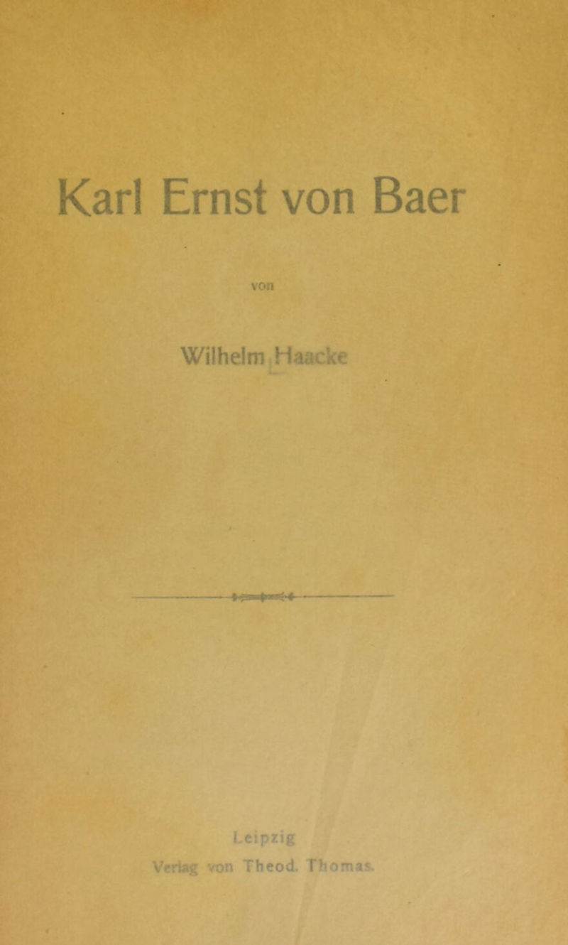 \r - von Wilhelm ^aacke IUI Leipzig