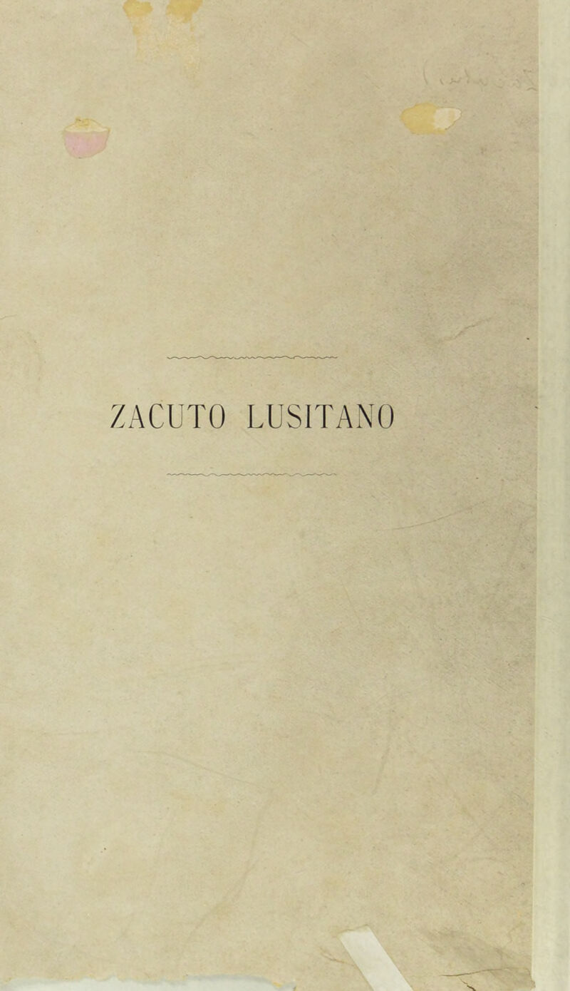 ZACUTO LUSITANO