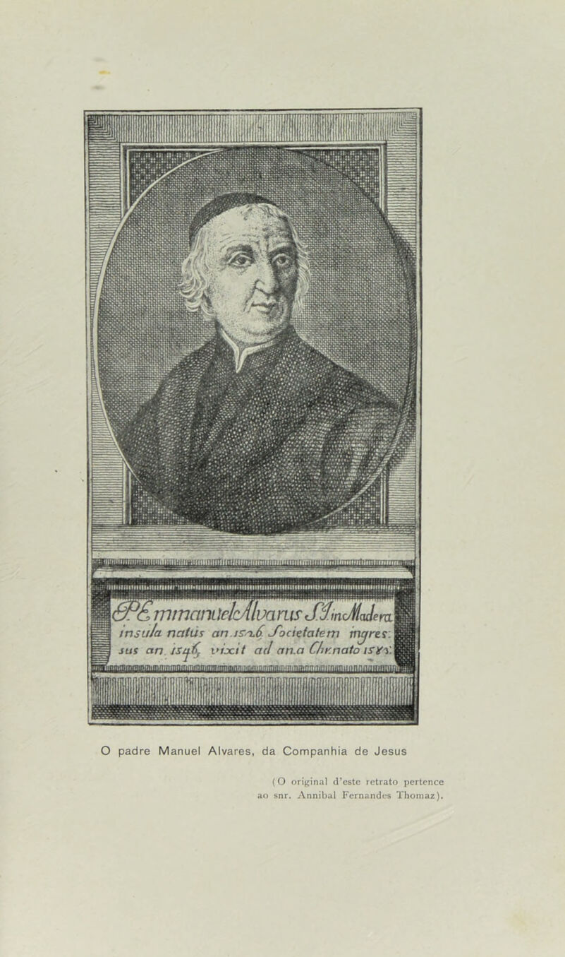 (O original d’este retrato pertence ao snr. Annibal Fernandes Thomaz).