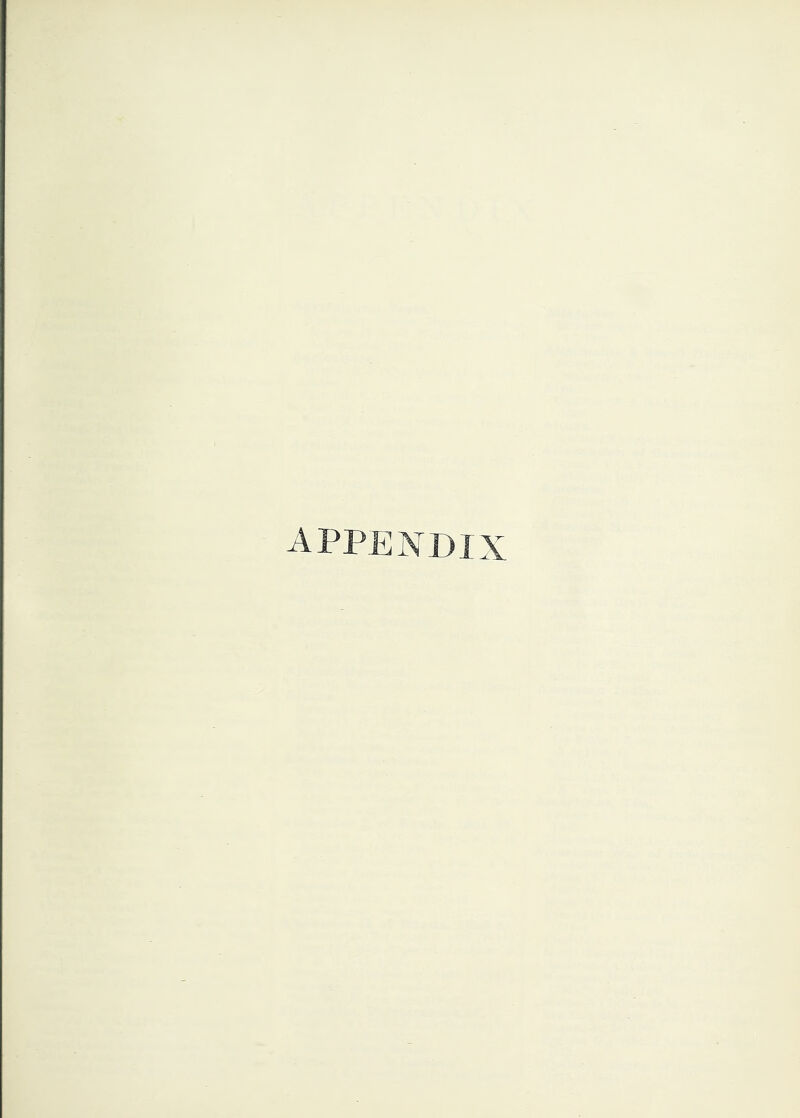 appendix