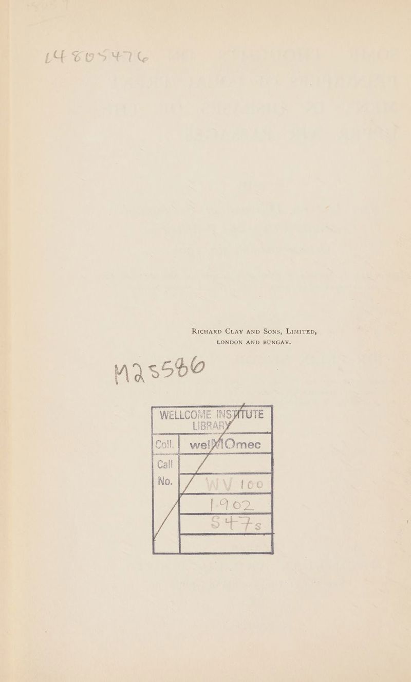 RicHARD CLAy AND Sons, LimIrTEp, N735b0