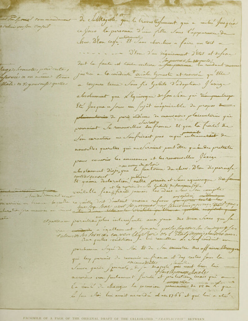 KACSI.MII.K OF A PACJK OK THK OKIC.INAI, DRAFT OF THE CEI.KliKATED “ TRANSACTlOy HETWEEN