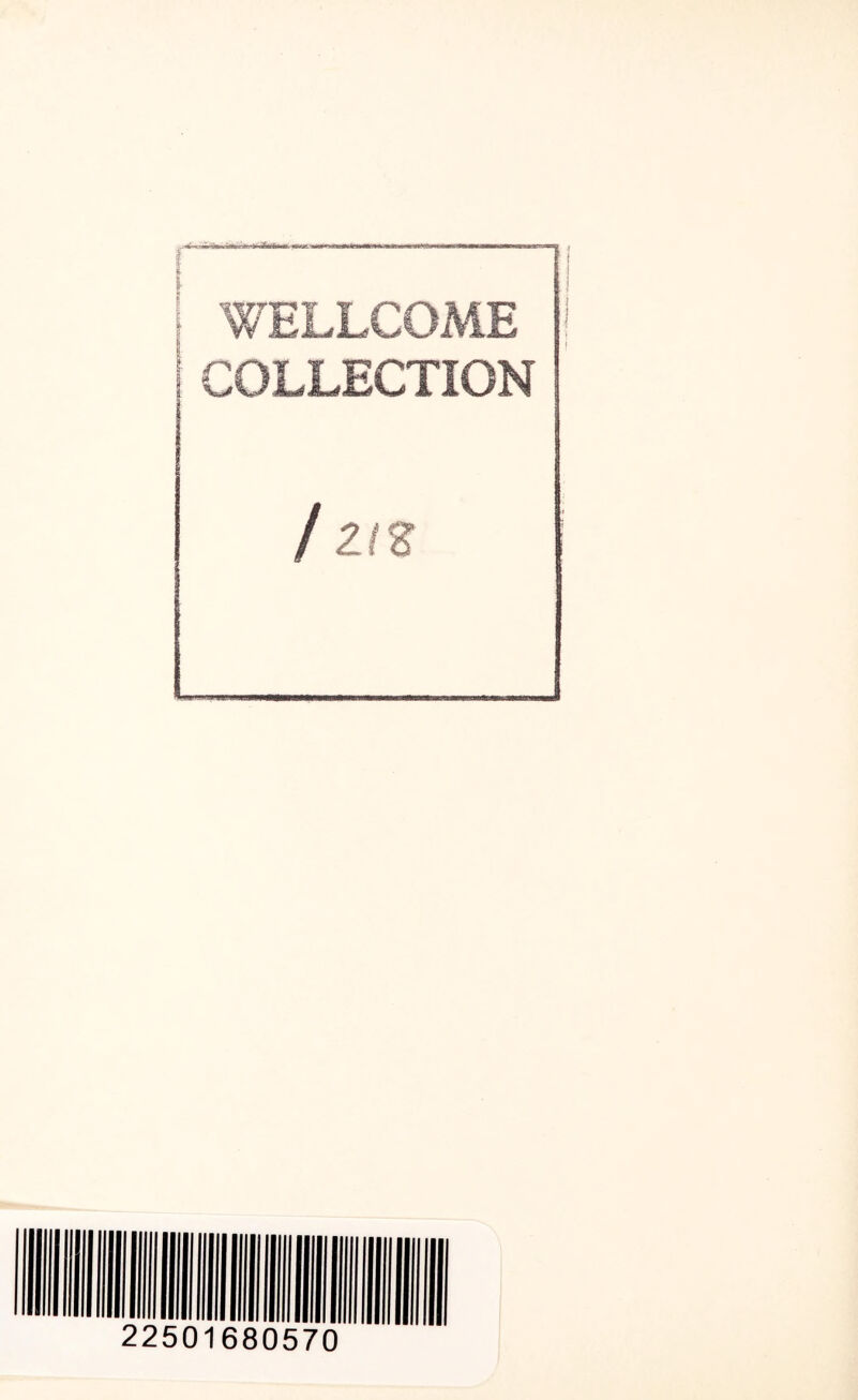 *111 iiir»~ir^i«>irfnl»rr*' WELLCOME COLLECTION I li%