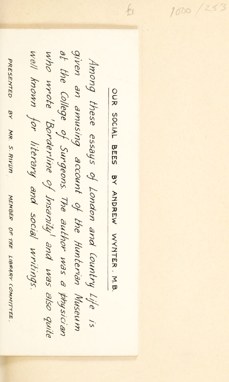 PRESEriTED BY MR. S.RWUn MEMBER OF THE L/BR/^RY CcPMMITTEE . ^ \ 's iTi' Oi ^ § C3 C/i 0 ^ v. 4' I w ^ cti  S’ ^ Oi vc^ , fV Oi ^ > Hi n> t/\ ^ 0) ^ ns a ^ ^ Hi r\ I \ \>- I ^ ^ I I s ^ ^ ^ ^ 5 SC, ^ V\ o C 73 KJ\ O O > V \ UJ I n? n u\ I I I I KJ3 < > 2 V 7f n s < :z H n 7) 2 CD